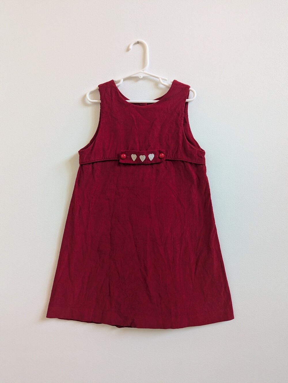 Funtasia Too 5T Dress Red Corduroy Girls Boutique